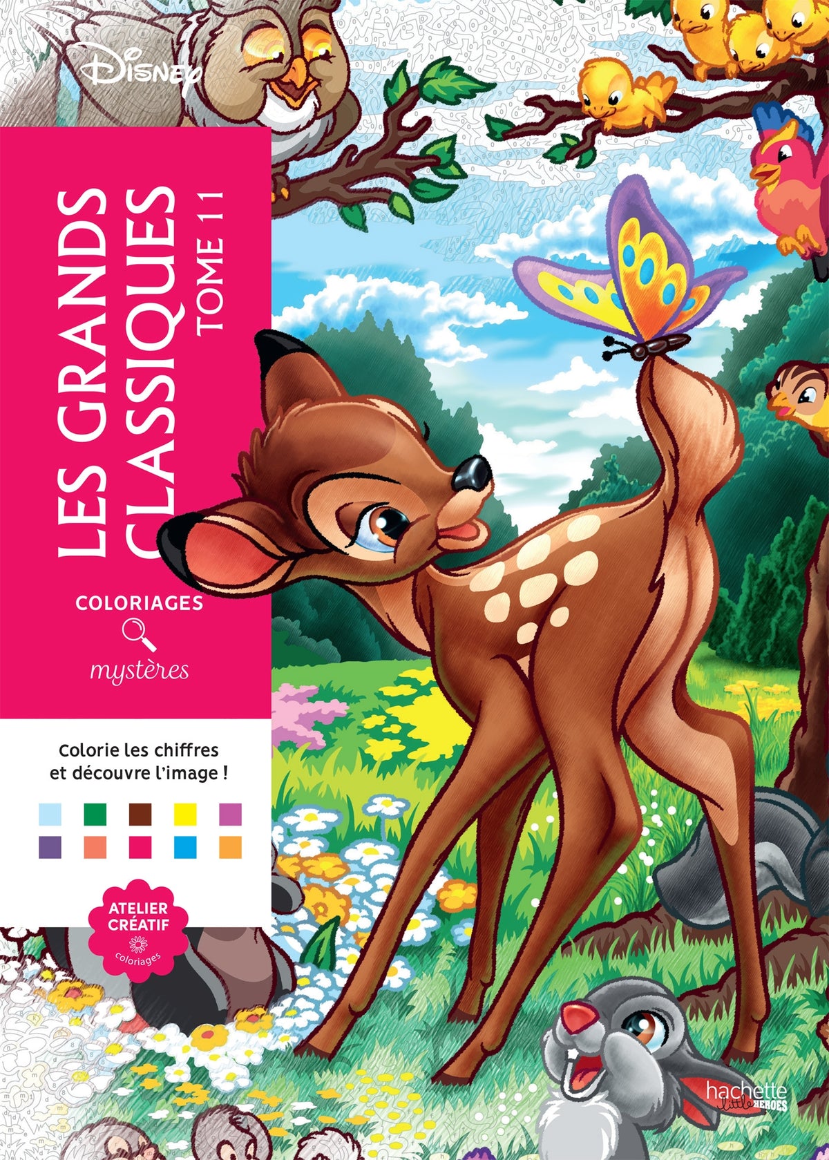 COLORIAGES MYSTÈRES DISNEY - LES GRANDS CLASSIQUES TOME 11 (LIVRE DE COLORIAGE PAR NUMÉROS)