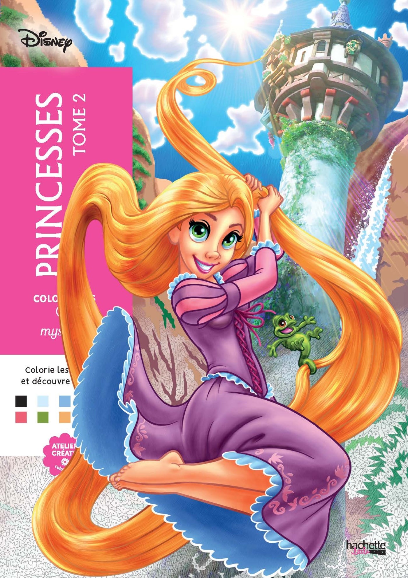 COLORIAGES MYSTÈRES DISNEY - PRINCESSES TOME 2 (LIVRE DE COLORIAGE PAR NUMÉROS)