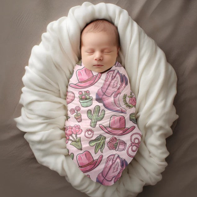 MINI BISCUIT - MOUSSELINE WESTERN ROSE (LANGE)