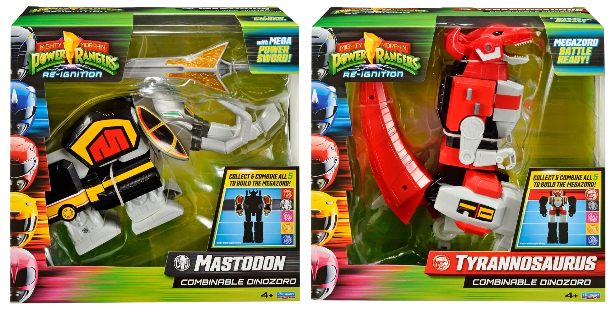 MMPR - POWER RANGERS DINO ZORD COMBINABLE COMPLEX ASST