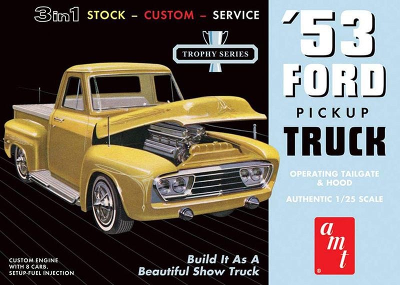 MODÈLE À COLLER - 1953 FORD PICK-UP 1/25 NIVEAU 2