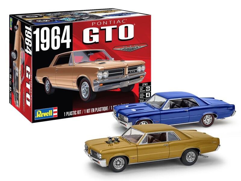 SNAPTITE MODEL KIT - 1964 PONTIAC GTO 1/24 SCALE LEVEL #4