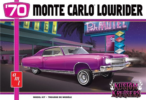 MODÈLE À COLLER - 1970 CHEVY MONTE CARLO LOWRIDER 1/25 NIVEAU 2