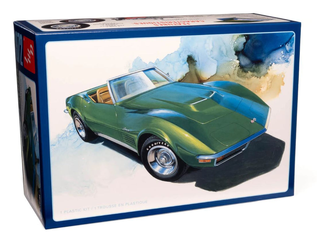 MODÈLE À COLLER - 1972 CHEVY CORVETTE ROADSTER KIT 1/25