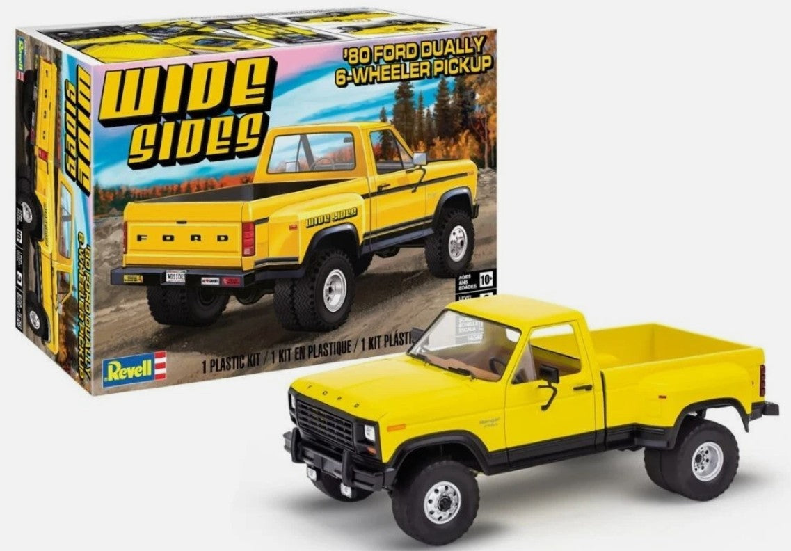 MODÈLE À COLLER - 1980 FORD DUALLY WIDE-SIDE PICK-UP 1/25 NIVEAU #3