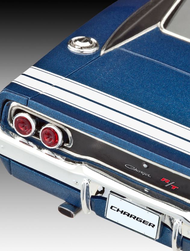 MODÈLE À COLLER - 68 DODGE CHARGER R/T 1/25 NIVEAU 4