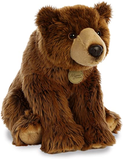 PELUCHE AURORA - GRIZZLY BRUN 15"