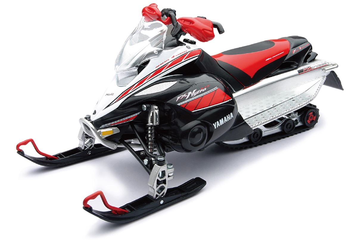 NEW-RAY - YAMAHA SNOWMOBILE 1:12 RED