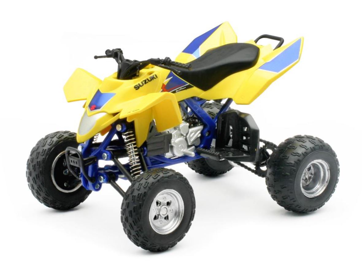 NEW-RAY - QUATRE ROUES ATV SUZUKI JAUNE 1:12