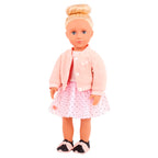ENSEMBLE VÊTEMENTS OG - "BALLET ACADEMY" TENUE DE BALLET AVEC VESTE POUR POUPÉE DE 46 CM
