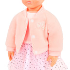 ENSEMBLE VÊTEMENTS OG - "BALLET ACADEMY" TENUE DE BALLET AVEC VESTE POUR POUPÉE DE 46 CM