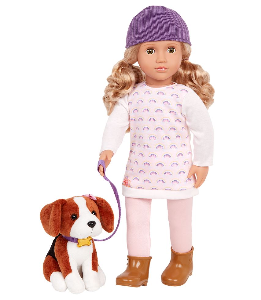 POUPÉE OG PET COLLECTION - EMBER ET SON CHIEN ELSIE