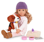 POUPÉE OG PET COLLECTION - EMBER ET SON CHIEN ELSIE