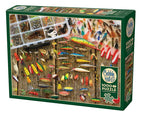 COBBLE HILL JIGSAW PUZZLE 1000 PIECES - FISHING LURES #40185