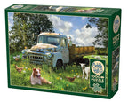 COBBLE HILL JIGSAW PUZZLE 1000 PIECES - THE SHEEPDOG'S FIELD #40153