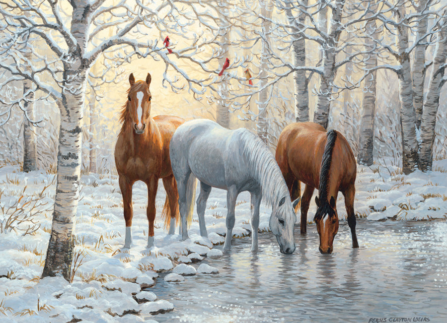 COBBLE HILL JIGSAW PUZZLE 1000 PIECES - WINTER TRIO #40158