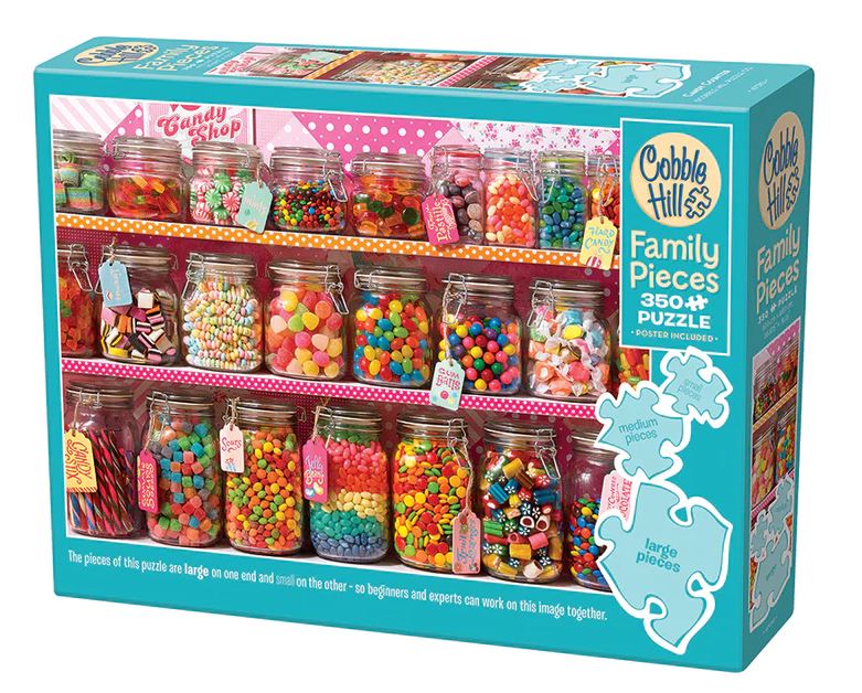 COBBLE HILL CASSE-TÊTE 350 PIÈCES - POTS DE BONBONS (CASSE-TÊTE FAMILIAL) #47010