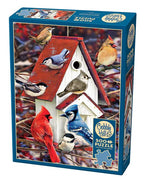 COBBLE HILL CASSE-TÊTE 500 PIÈCES - CABANE D'OISEAUX EN HIVER #45065