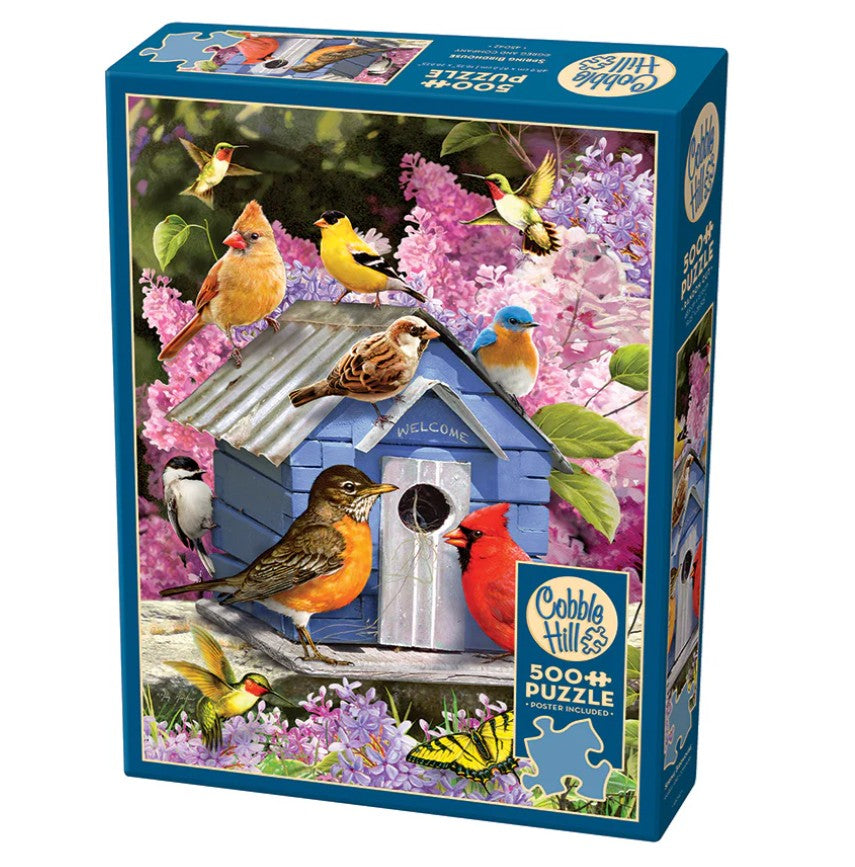 COBBLE HILL CASSE-TÊTE 500 PIÈCES - NICHOIR À OISEAUX DE PRINTEMPS #45042