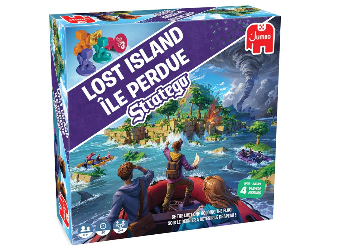 JEU STRATEGO - ÎLE PERDUE - Version multilingue
