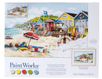 LARGE PAINT BY NUMBERS - AT THE BEACH 20" X 12"
