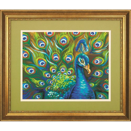 PAINT BY NUMBER WILD FEATHERS 14 X 11 (MEDIUM)
