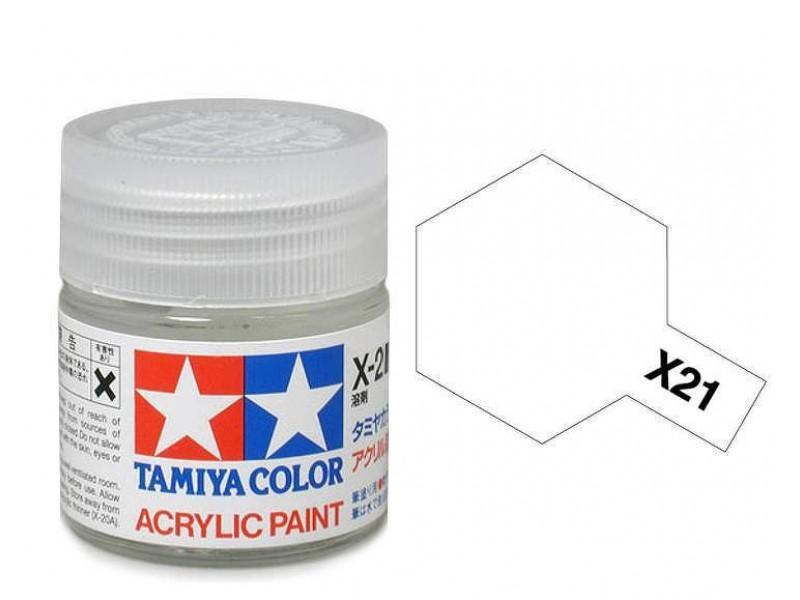 PEINTURE TAMIYA BASE FLAT X21