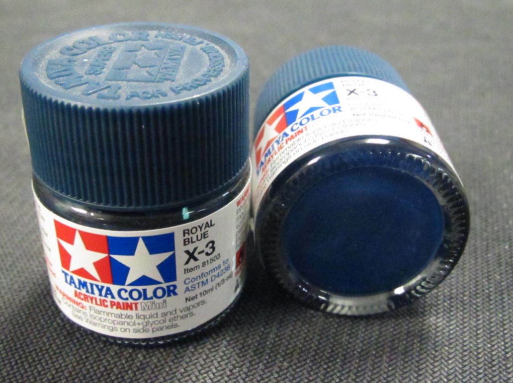 TAMIYA ROYAL BLUE PAINT (GLOSS) X-3