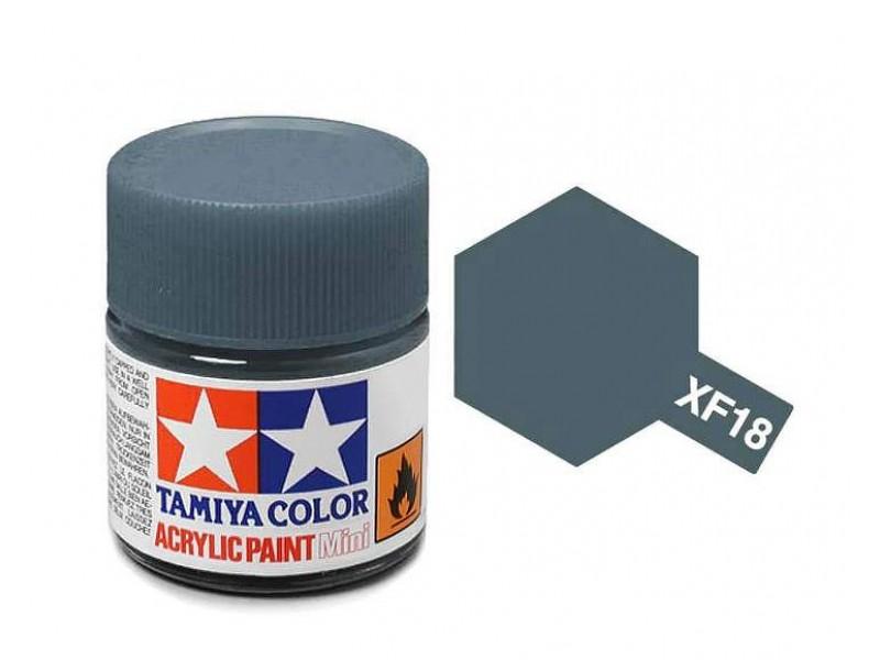 PEINTURE TAMIYA FLAT BLEU MOYEN ACRY XF-18