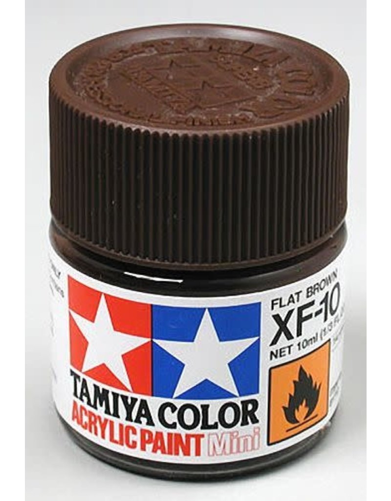 PEINTURE TAMIYA FLAT BRUN ACRYLIQUE XF-10