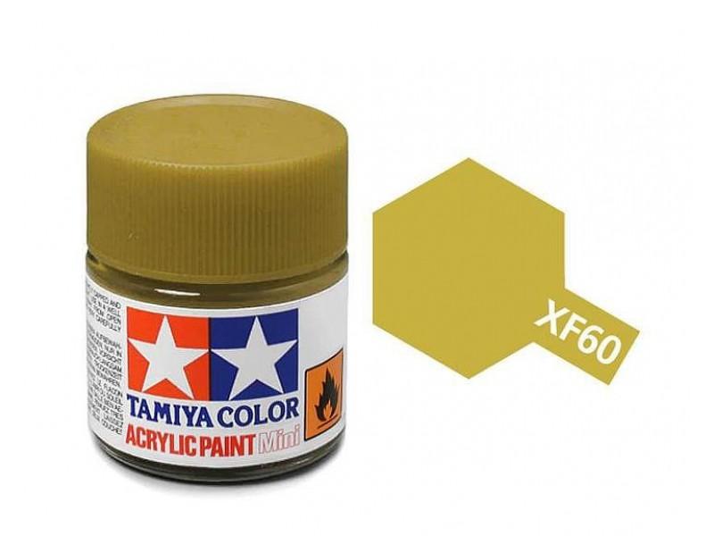 TAMIYA FLAT DARK YELLOW XF-60 PAINT