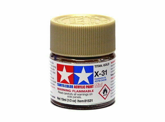 PEINTURE TAMIYA X-31 OR TITANE