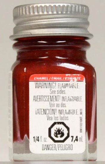 TESTORS METALLIC SIGNAL RED PAINT