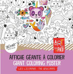 COLORIAGE GÉANT - LES LICORNES