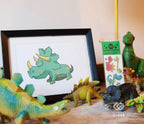 PICO TATTOO - GREETING CARD - DINOSAUR