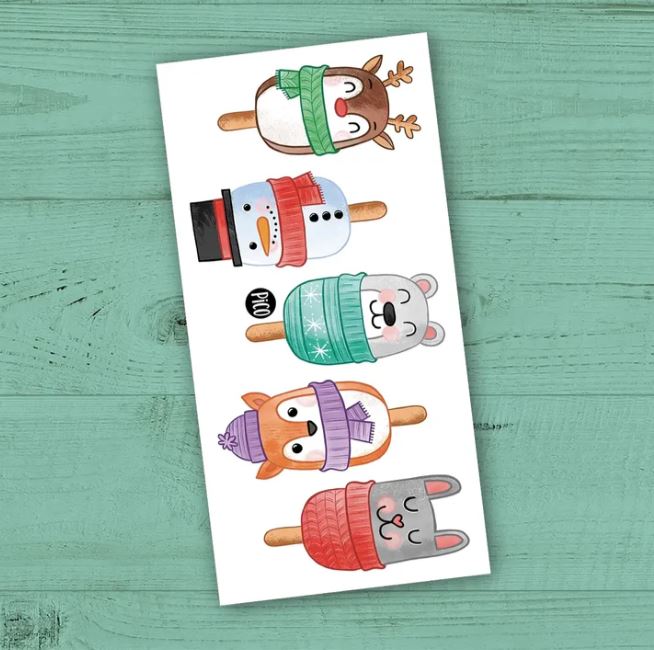 PICO TATTOO - Christmas Popsicle Cakes