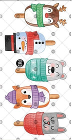 PICO TATTOO - Christmas Popsicle Cakes