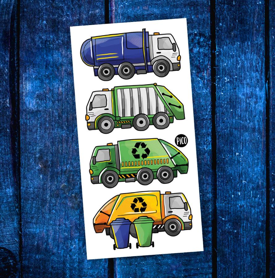 PICO TATOO - LES CAMIONS DE RECYCLAGE