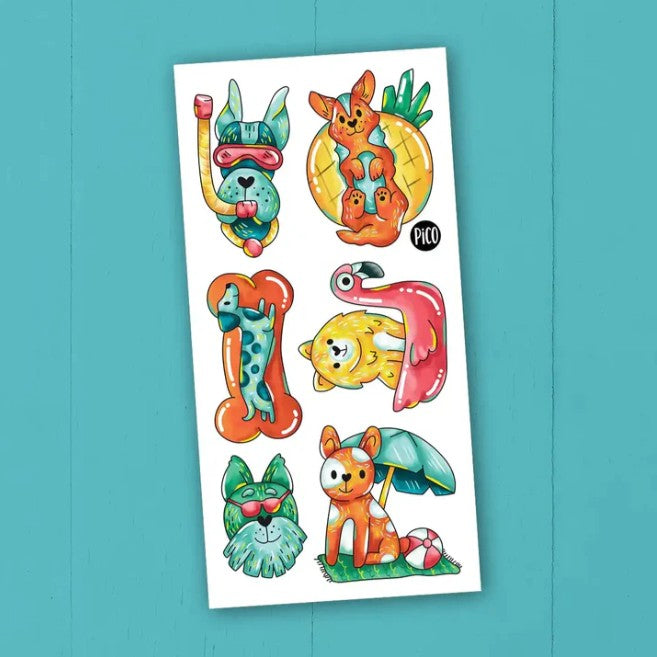 PICO TATTOO - DOGS AT THE BEACH