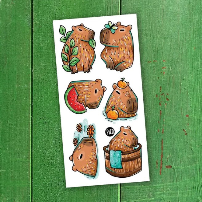 PICO TATTOO - THE PEACEFUL CAPYBARAS