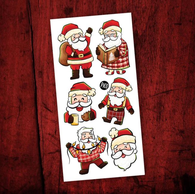 PICO TATTOO - SANTA CLAUSES IN PAJAMAS