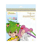 *26 AVENUE MANDARINE – GRAFFY POP NUMBER MANGA (LIVRE DE COLORIAGE PAR NUMÉROS)