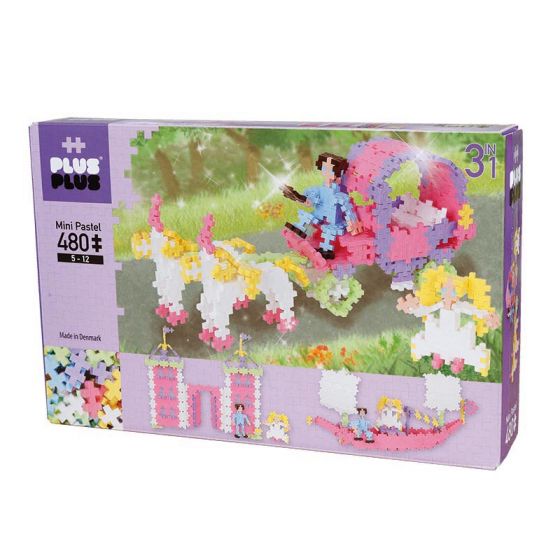 PLUS-PLUS BLOCKS 480 PIECES PRINCESS WITH UNICORNS