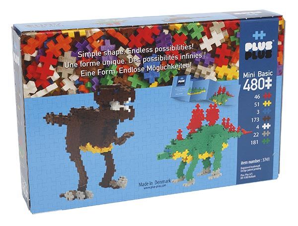 PLUS-PLUS BLOCKS - DINOSAURS 480 PIECES