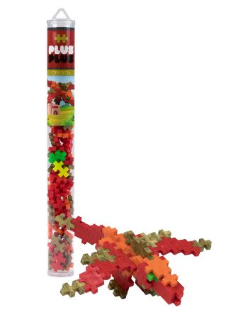 BLOCS PLUS-PLUS EN TUBE - DRAGON 70 PIÈCES