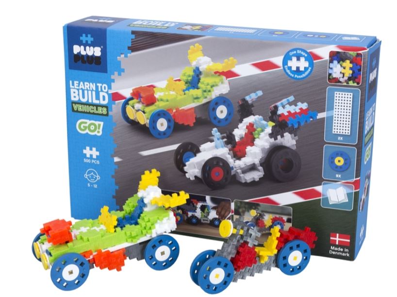 PLUS-PLUS GO BLOCKS - LEARN TO BUILD VEHICLES
