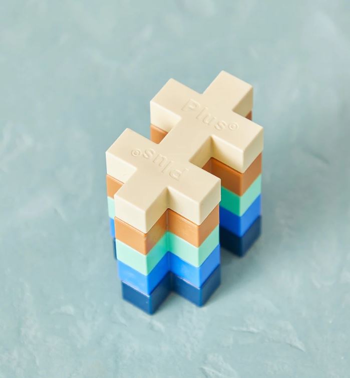 BLOCS PLUS-PLUS - TUBE BIG BREEZE - 15 PIÈCES