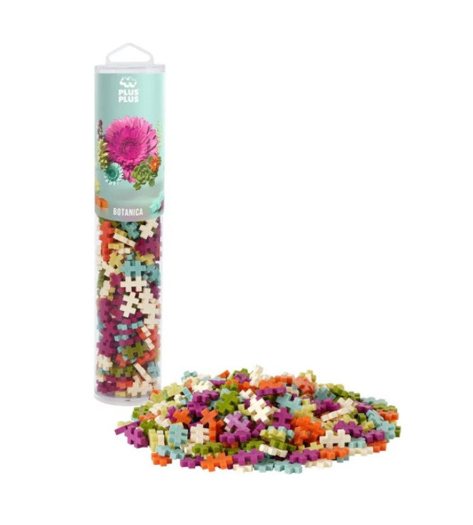 BLOCS PLUS-PLUS - TUBE - MIX BOTANICA - 240 PIÈCES