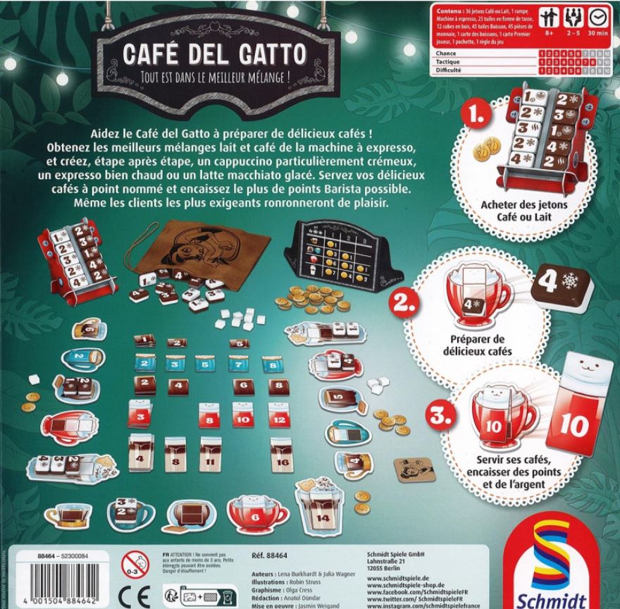 JEU CAFE DEL GATTO