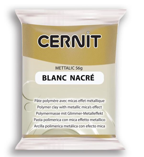 CERNIT METALLIC - BLANC NACRÉ 56G